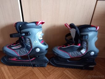 Lední kvalitní brusle unisex B-SQUARE vel. 38 nové - 6