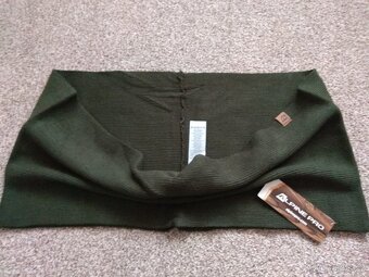 Nové unisex zimní kruhové šály ALPINE PRO -černá, tmavě zel. - 6