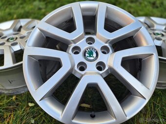 Sada originálních Alu disků Škoda Yeti - SPITZBERG - 7x17" - 6
