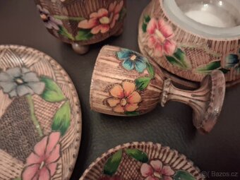 Chalupařské dřevěné starožitné dekorace - 6