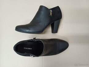 Černé kotníkové boty vel.39 - 6