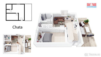 Prodej chaty, 38 m², Nalžovice - 6