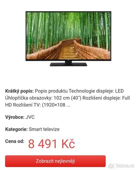 Tv JVC SMART 102cm WiFi YouTube, Netflix, onepley, - 6