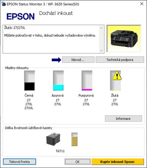 Multifunkční barevná inkoustová tiskárna Epson WF-3620 - 6