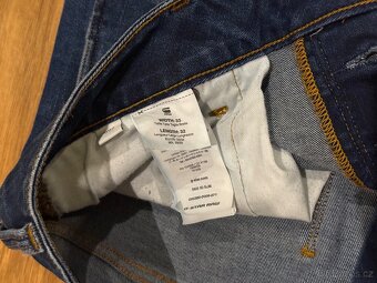 G-Star jeans pánské, 33/32,slim,modré,luxusní,top - 6