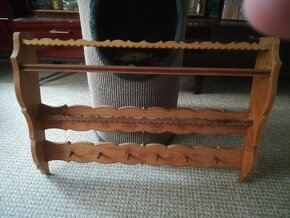 Polička vyřezávaná velká - 6