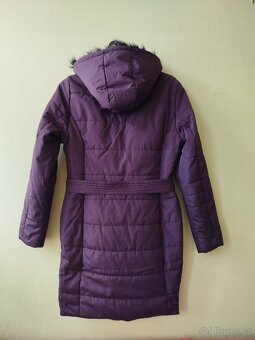 Fialový kabát, vel. S - 6