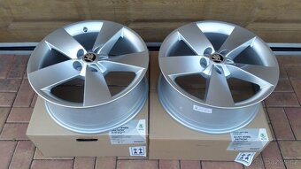 NOVÉ originální ALU kola ŠKODA 5x112 R17 Karoq Yeti Octavia - 6