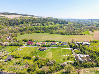 Prodej stavebního pozemku 2014 m² Horní Poříčí - 6