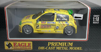 1:18 Renault Clio Trophy 2000 gelb Universal Hobbies - 6