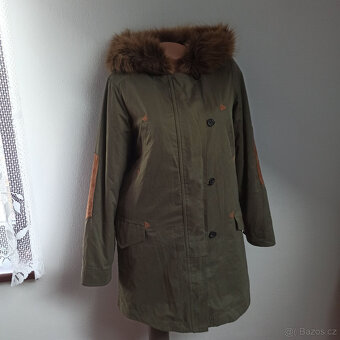 dámská zimní bunda - parka vel. M   ZARA  TOP STAV - 6