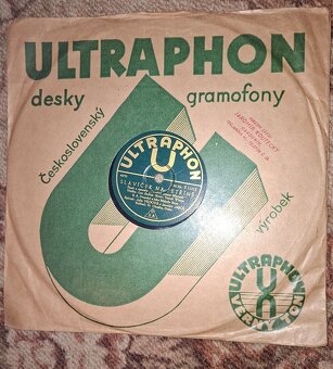 Šelakové gramofonové desky - 25 cm - 6