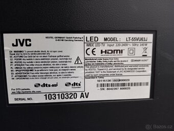 JVC LT-55VU63J,140cm,Ultra HD-4K,DVB-T2,Smart+Wifi - 6