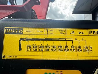 Scania R520 6x4 - valník s hydraulickou rukou FASSI - 6