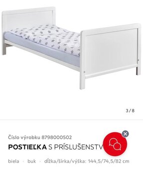 postýlka nová v demontu s příslušenstvím - 6