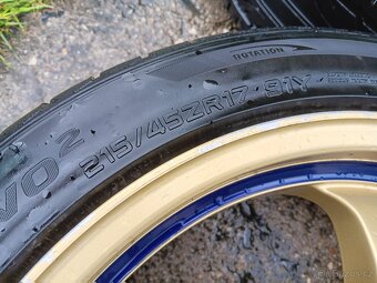 ADVAN RG1 17 5x100 ET45 17x7,5 subaru sti impreza wrx - 6
