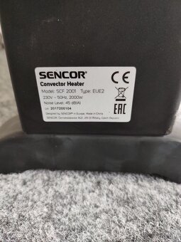 Teplovzdušný konvektor Sencor - 6