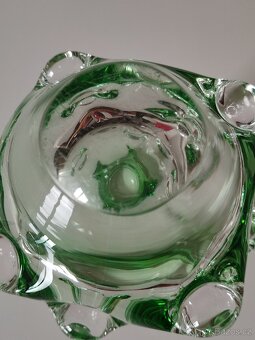 Váza zelená, L. Paleček, Škrdlovice, POŠTOVNÉ 50 Kč - 6