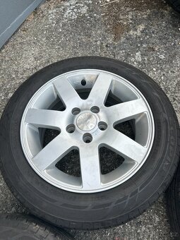 Alu kola R14 5x100 VW,Škoda + letní pneu 165/65/14 - 6
