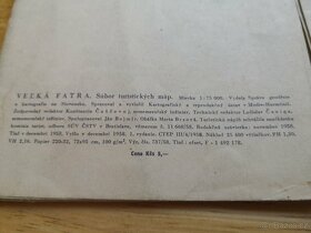 Nízke Tatry a Velká Fatra - mapy z 1957 a 1958 - 6
