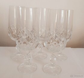 Broušené sklo - vázy, skleničky, popelník - 6