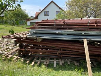 Plechová hala 180m2 10x18 výška 4m (sklad) rozložená - 6