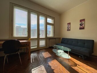 Pronájem byt 1+kk, 30 m2, balkon, sklep, Stroupežnického, Sm - 6