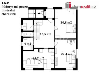 Prodej, rodinný dům, vila, 5+1, zahrada, Suchdol nad Lužnicí - 6