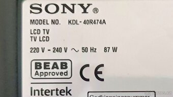 LED TV 40" Sony KDL-40R474A, Full HD - 6