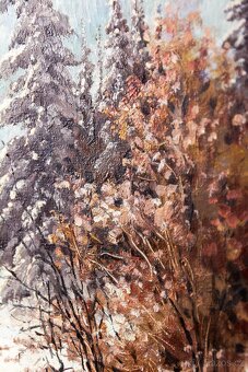 Zimní hory, sign.Strasser, 900 × 700 mm - 6