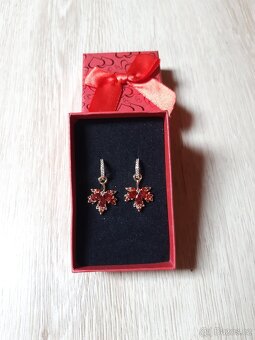 Luxusní pozlacené náušnice - 6