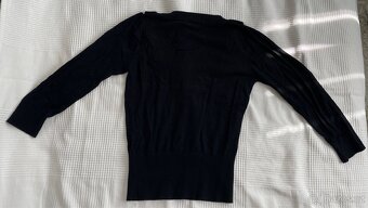 Černý 3/4 svetr značky Pietro Filipi vel. S/M - 6