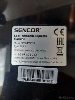 Pákový kávovar - Sencor SES 4050SS EUE2 - 6