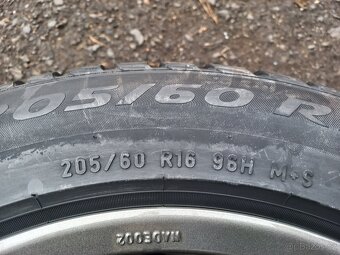 Sada NOVÝCH Alu kol MSW 205/60R16 zimní - 6
