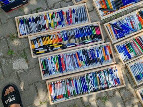 sbírka propisek, velká - obrovská - 6