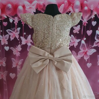 Luxusní dívčí společenské šaty - 6