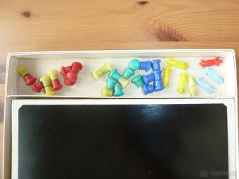 Retro hra Hry a počty s magnety Kovozávody Semily - 6