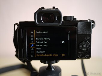 Fotoaparát Panasonic G100+stativ a brašna... - 6