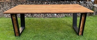 Masivní nerozkládací stůl - Makalu 200 cm - 6