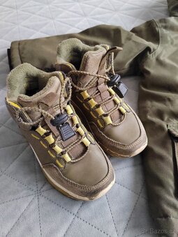 Zimní bunda klučičí a boty vel.28 - 6