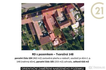 Prodej stavebního pozemku 616 m² v malebné obci Tvarožná ... - 6