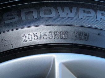 Original ALU kola Škoda Helix 16" 7J ET45 + pneu 205/55/R16 - 6