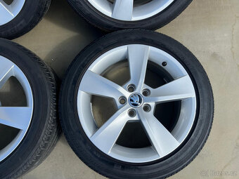 215/45R16 7X16 5X100 ET46 Alu kola ŠKODA RAPID FABIA III - 6