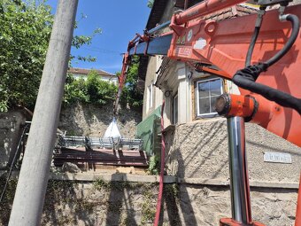 Přeprava práce z hydraulickou rukou autodoprava - 6