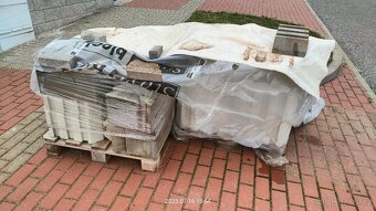 STAVOBLOCK Světle šedá hladká, bílá štípaná - 6