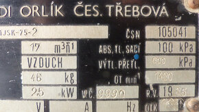 kompresorová jednotka Orlík 1jsk - 6