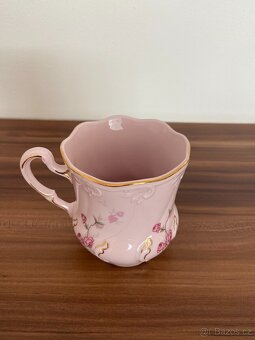 DVA NOVÉ HRNEČKY - RÚŽOVÝ PORCELÁN - 6