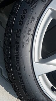 17” Alu kola originál Audi 7,5Jx17 ET 45 + zimní pneu 225/50 - 6