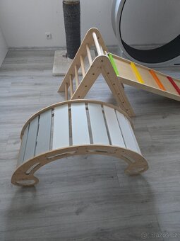 Montessori houpačka, skluzavka a trojúhelník - 6