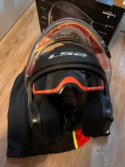 🏍️ Motocyklová přilba LS2 Infinity II – Velikost L (nová) - 6